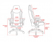 Vernazza XL Softfabric Gamingstol - Mørkegrå
