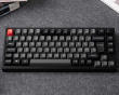 P1 Pro QMK ISO 75% Trådløst Mekanisk Tastatur [K Super Red] - Carbon Black