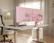 Alzare Neo Duo Monitor Stand - Pink