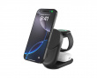 UltraCharge 3-i-1 Qi2 Trådløs Oplader - Sort