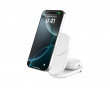 UltraCharge 2-i-1 Qi2 trådløs oplader - Hvid