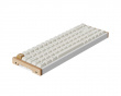 K6 HE SE Trådløst QMK Tastatur [Gateron 2.0 Purple Magnetic Switch] - Wood White
