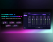 AmpliGame AM8PROT Mikrofon med bomarm - Hvid