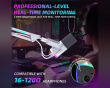 AmpliGame AM8PROT Mikrofon med bomarm - Hvid