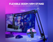 AM8T USB/XLR Dynamisk Mikrofon og Boom Arm - Sort