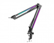 RGB Metal Mikrofon Arm - Sort