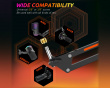 RGB Metal Mikrofon Arm - Sort