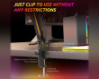 RGB Metal Mikrofon Arm - Sort