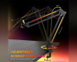 RGB Metal Mikrofon Arm - Sort