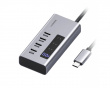 USB-C-hub med Ladestation og LED-skærm