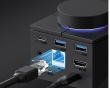 USB-C-hub med Drejeknap og Genvejsknapper – 2,5G Ethernet-port – Sort