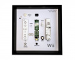 Retro Art Nintendo Wii Remote Controller Display - Grå