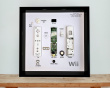 Retro Art Nintendo Wii Remote Controller Display - Grå