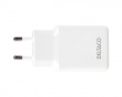 45W 2x USB-C Vægoplader - Slim White