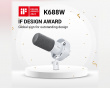 AmpliTank K688 USB/XLR Dynamisk Mikrofon - Hvid