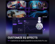 H19 Gaming Headset - Hvid