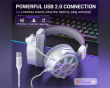 H19 Gaming Headset - Hvid
