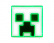 Minecraft Creeper Vægmonterbart LED Neonlys