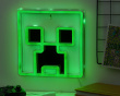 Minecraft Creeper Vægmonterbart LED Neonlys