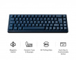 Q16 HE 8K Keramisk ISO Tastatur [Lime Magnetic Switch] - Navy Blue