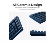 Q16 HE 8K Keramisk ISO Tastatur [Lime Magnetic Switch] - Navy Blue