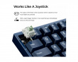 Q16 HE 8K Keramisk ISO Tastatur [Lime Magnetic Switch] - Navy Blue