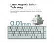 Q16 HE 8K Keramisk ISO Tastatur [Lime Magnetic Switch] - Light Green