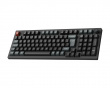 V5 Ultra 8K Hotswap Knob Trådløst ISO Tastatur - Sort [Silk POM Red]
