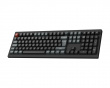 V6 Ultra 8K Hotswap Knob Trådløst ISO Tastatur - Sort [Silk POM Red]