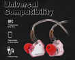 Zero 2 IEM Hovedtelefoner med Mikrofon - 3,5mm - Pink