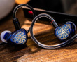 Wan'er S.G 2 IEM Hovedtelefoner med Mikrofon - 3.5mm - Clear Blue
