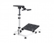 Racing Simulator Wheel Stand with Gear Shifter - LRS11 - Hvid