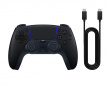 Playstation 5 DualSense V3 Trådløs + USB Kabel til PC - Midnight Black