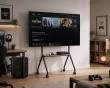 Easel Studio Mobilt TV-stativ med hjul – Sort