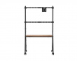Easel Studio Mobilt TV-stativ med hjul – Sort