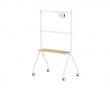 Easel Studio Mobilt TV-stativ med hjul – Hvid
