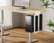 Justerbar Computerholder med Klemme til Skrivebord - Hvid