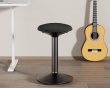 Ergonomisk Højdejusterbar Vippestol - Sort