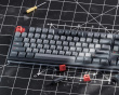 DP104 ANSI-tastatur - Mecha Grey [Rye Linear]