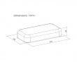 Memory Foam Armlænet Pads - Sort