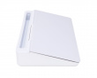Glas Skrivebord Whiteboard med Stativ 40 cm - Hvid