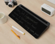 Glas Desktop Whiteboard med Stativ 40 cm - Sort