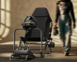 FLEX Sammenfoldelig Racing Simulator Cockpit - Sort