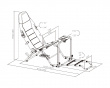 FLEX Sammenfoldelig Racing Simulator Cockpit - Sort