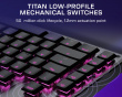 Command KB5 Kablet Gamingtastatur - Sort