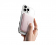 PicoGo AM41 Ultraslank Qi2 Magnetisk Powerbank 27W 10000mAh - Rosa
