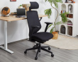 Helix Ergonomisk Kontorstol - Sort