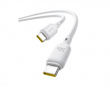Silky Series Hurtigopladning Kabel Type-C til Type-C 100W - 2m - Hvid