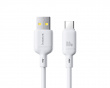Silky Series Hurtigopladning Kabel USB til Type-C 100W - 1m - Hvid