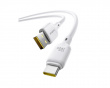 Silky Series Hurtigopladning Kabel USB til Type-C 100W - 1m - Hvid